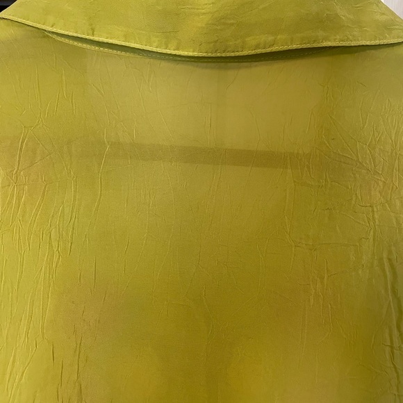 Johnny Was Green Embroidered Button Down Shirt. NWOT Retails for 195.00 - Picture 9 of 9